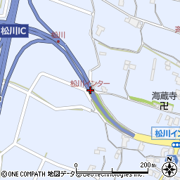 松川インター周辺の地図