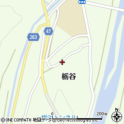 兵庫県美方郡新温泉町栃谷374周辺の地図