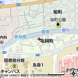 千葉県千葉市中央区亀岡町周辺の地図