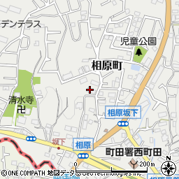 東京都町田市相原町445周辺の地図