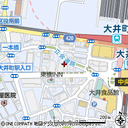 セブンイレブン大井町駅前中央通り店周辺の地図
