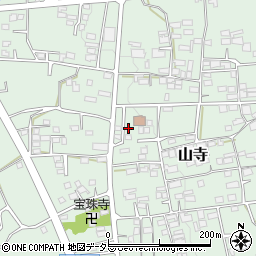 山梨県南アルプス市山寺281-15周辺の地図