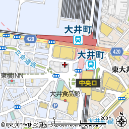 みずほ銀行大井町支店 ＡＴＭ周辺の地図