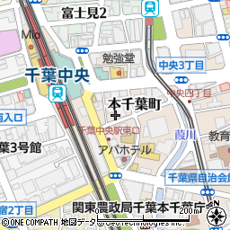 京成千葉中央駅前地商ビル周辺の地図