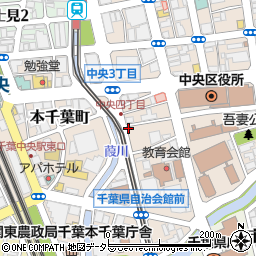 千葉ファミリー相談室周辺の地図