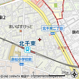 三圭社周辺の地図