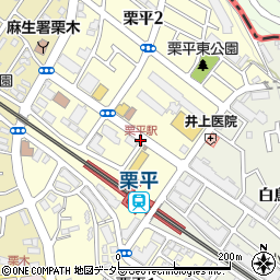 栗平駅周辺の地図