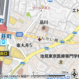 有限会社松原硝子店周辺の地図