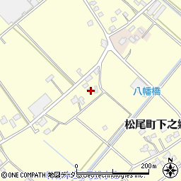 千葉県山武市松尾町下之郷305周辺の地図