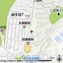 ライフコミューン生田周辺の地図