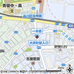 大井町レディースクリニック周辺の地図