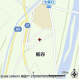 兵庫県美方郡新温泉町栃谷394周辺の地図