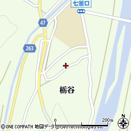 兵庫県美方郡新温泉町栃谷394周辺の地図