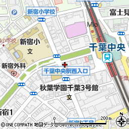 ファミリーマート千葉新宿店周辺の地図