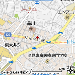 はんこ屋さん２１大井町店周辺の地図