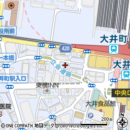 大井町ザ・パークハウスギャラリー周辺の地図