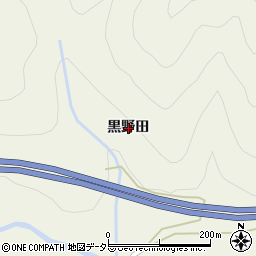 山梨県大月市笹子町黒野田周辺の地図