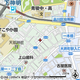 ドミノ・ピザ　大井町店周辺の地図
