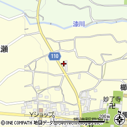 山梨県南アルプス市上市之瀬973周辺の地図