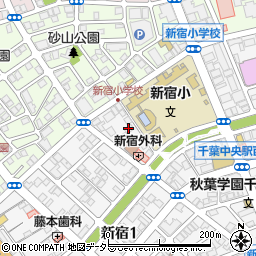ヴェールコート新宿周辺の地図