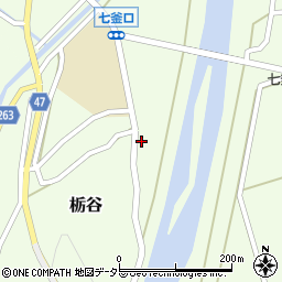 兵庫県美方郡新温泉町栃谷283周辺の地図