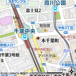 Ｔ’Ｓ　ＢＲＩＧＨＴＩＡ千葉中央周辺の地図