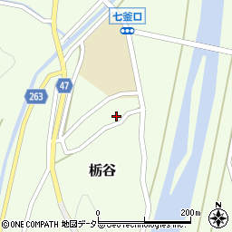 兵庫県美方郡新温泉町栃谷413-1周辺の地図