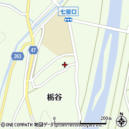 兵庫県美方郡新温泉町栃谷413-2周辺の地図