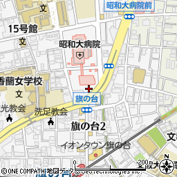 ドトールコーヒーショップ旗の台中原街道店周辺の地図