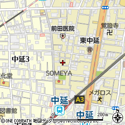 東京都品川区東中延2丁目7周辺の地図