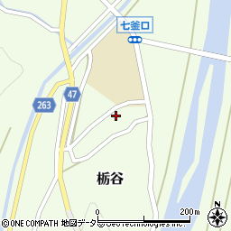 兵庫県美方郡新温泉町栃谷412周辺の地図