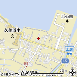 京都府京丹後市久美浜町西本町周辺の地図