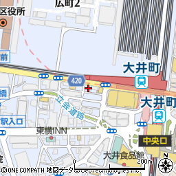 シーボン・フェイシャリストサロン大井町店周辺の地図