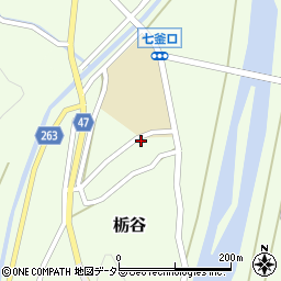 兵庫県美方郡新温泉町栃谷406-6周辺の地図