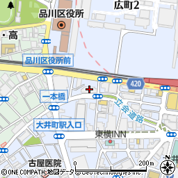 セコム株式会社東京本部　品川支社周辺の地図