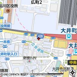 銀泉大井町ビル周辺の地図