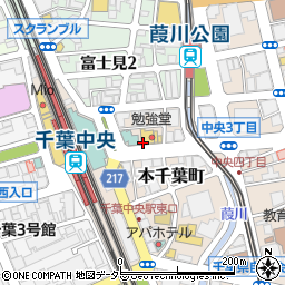 歌広場 京成千葉中央駅前店周辺の地図