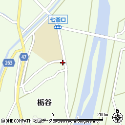 兵庫県美方郡新温泉町栃谷421周辺の地図