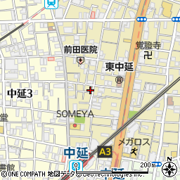 東京都品川区東中延2丁目7-6周辺の地図