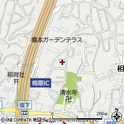 東京都町田市相原町544周辺の地図