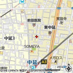 東京都品川区東中延2丁目7-7周辺の地図