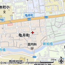 千葉県千葉市中央区亀井町周辺の地図
