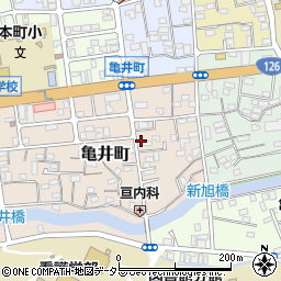千葉県千葉市中央区亀井町周辺の地図