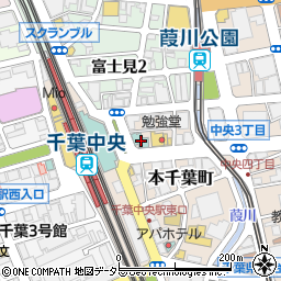 千葉銀行ダイワロイネットホテル千葉中央 ＡＴＭ周辺の地図