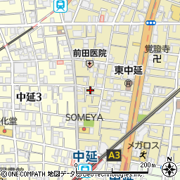 東京都品川区東中延2丁目7-3周辺の地図