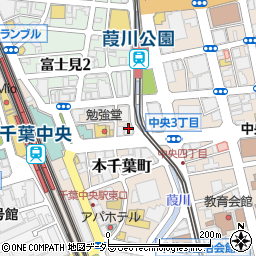 シダックス千葉中央クラブ周辺の地図