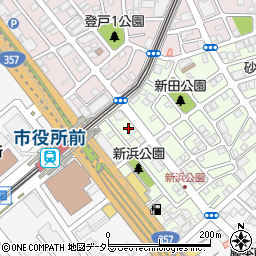 千葉県千葉市中央区新田町35周辺の地図