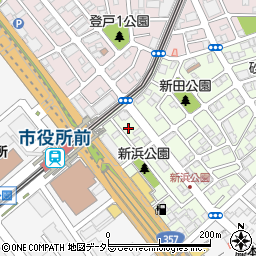 千葉県千葉市中央区新田町35-17周辺の地図