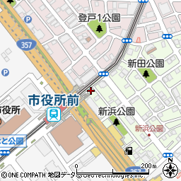 タイムズ千葉新田町第３駐車場周辺の地図