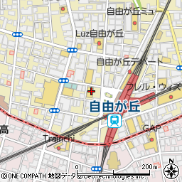 TCB東京中央美容外科　自由が丘院周辺の地図